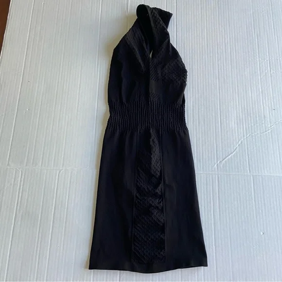 Intimately Free People Dress Womens XS/S Bodycon Tight Black Dress Cut Out - Picture 14 of 15